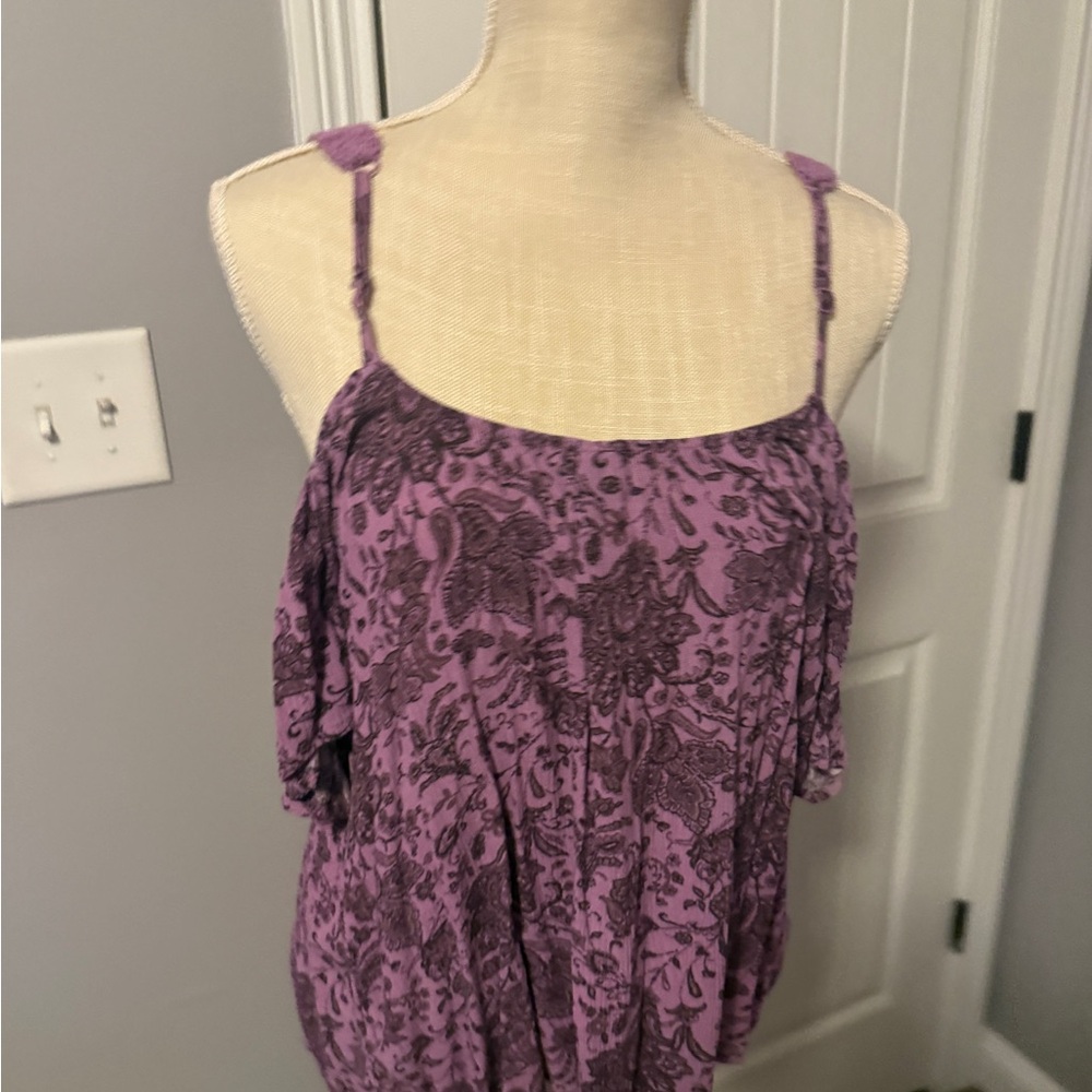 Torrid Purple Floral Women's Top